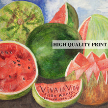 Rare Frida Kahlo Viva La Vida Print, Vintage Frida Kahlo Print, Frida Kahlo Poster, Frida Kahlo Exhibition print 1204052839