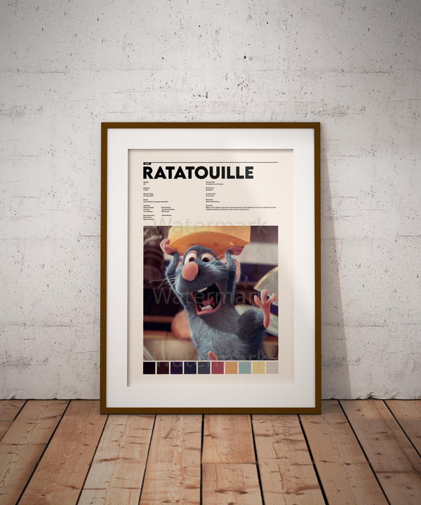 Ratatouille Poster  Wall Art Print  Vintage Art Print  Custom Movie Poster  Digital Wall Art  Home Décor  Printable 1866057453