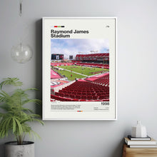 Raymond James Stadium Poster, Tampa Bay Buccaneers Poster Print, NFL Stadium Poster