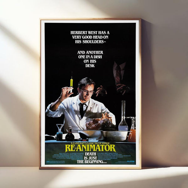 Re-Animator (1985) Movie Poster, Classic Film, Room Decor, Canvas Posters, Wall Art Poster, Poster Gifts 4372869081
