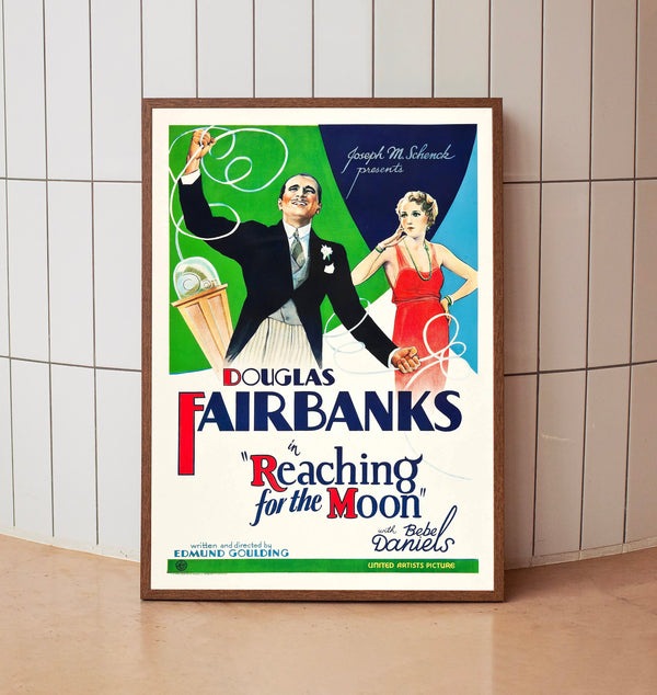 Reaching for the Moon 1930Poster Art Print Movie Posters Gift for Movie lovers 1