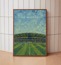 Reading Football Contemporary Art Print, Madejski Stadium Poster Illustration