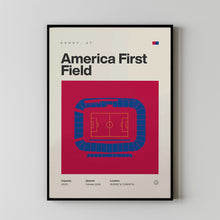 Real Salt Lake Poster, America First Field Stadium Print, Mid Century Modern Soccer Pos-DTV62P