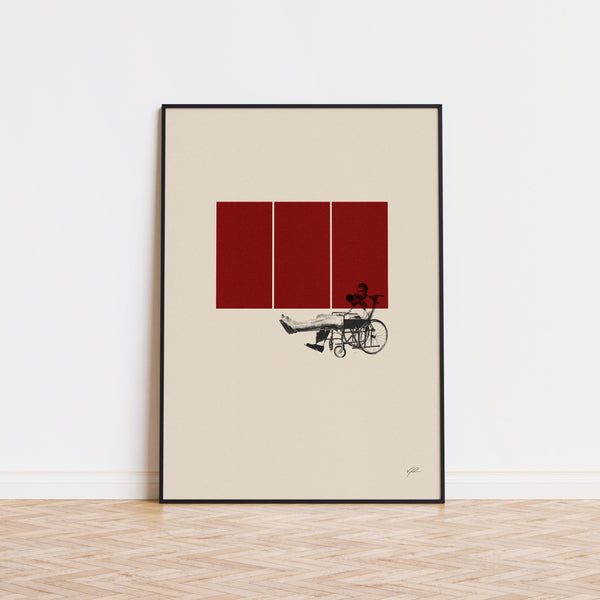 Rear Window Inspired Poster  Mid Century Modern Poster  Minimalist Poster  Retro Art Print  Classic Movie  Christmas Gift 1600993156