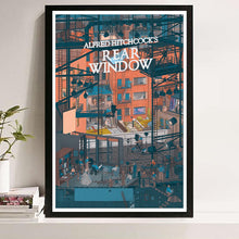 Rear Window Movie Poster Alfred Hitchcock Film, Classic Home Decor 4348387782