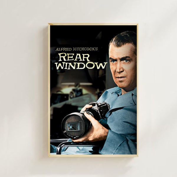 Rear Window (1954)--Movie  Poster(Regular Style) Art Prints,Home Decor,Vintage Movie Poster,Canvas Poster 1660904573 - Copy