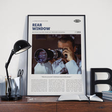 Rear Window, Alfred Hitchcock, Retro Movie Poster, Custom Movie Poster 4421171494