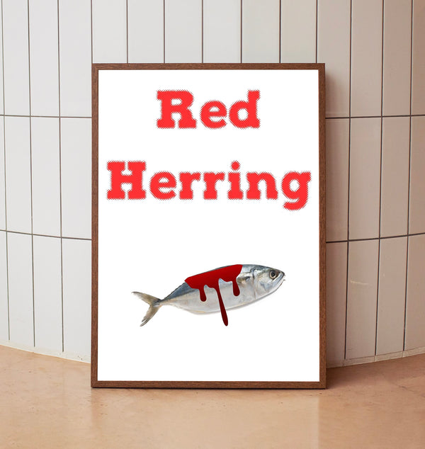Red Herring 2025 Poster Art Print Movie Posters TV Posters Gift for Movie lovers