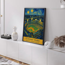 Red Sox MLB  Fenway Park  Black and White  Poster  Wall Art