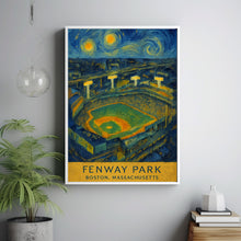 Red Sox MLB  Fenway Park  Black and White  Poster  Wall Art