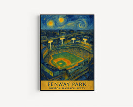 Red Sox MLB  Fenway Park  Black and White  Poster  Wall Art