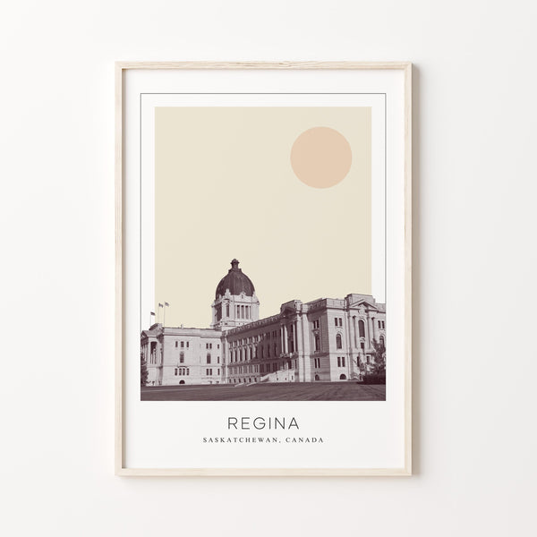Regina Poster Print, Regina Travel Poster, Regina Minimalistic Wall Art, Regina, Saskatchewan, Canada 1868247886