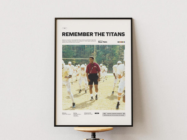 Remember the Titans Poster, Denzel Washington Poster, Boaz Yakin Remember the Titans Print, Cult Movie Wall Decor Idea, Sports Film Poster 4350741493
