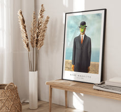 René Magritte Son of Man Art Print, Mid-Century Modern Wall Decor 1485632298