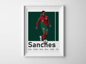 Renato Sanches Portugal Soccer Poster, Teen Room Art Sport Poster 1516651996