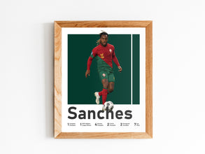 Renato Sanches Portugal Soccer Poster, Teen Room Art Sport Poster 1516651996