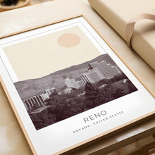 Reno Poster Print, Reno Travel Poster, Reno Minimalistic Wall Art, Reno, Nevada, United States 1868247872