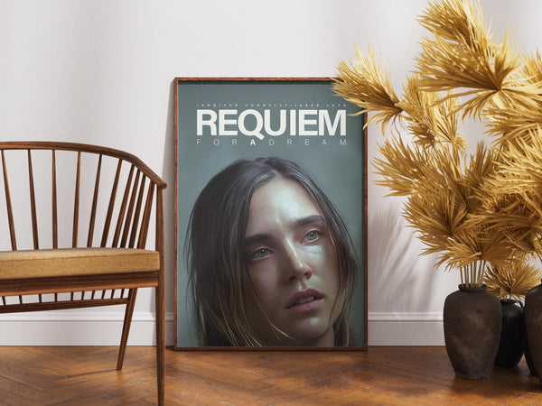 Requiem For a Dream Movie Poster Print, Jennifer Connelly Jared Leto 1889667190