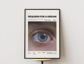 Requiem for a Dream Poster, Alternative Movie Poster, Jared Leto and Jennifer Connelly Starring Requiem for a Dream Print, Film Room Decor 1885125647