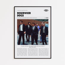 Reservoir Dogs, Quentin Tarantino, Retro Movie Poster, Custom Movie Poster 4421168243