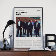 Reservoir Dogs, Quentin Tarantino, Retro Movie Poster, Custom Movie Poster 4421168243