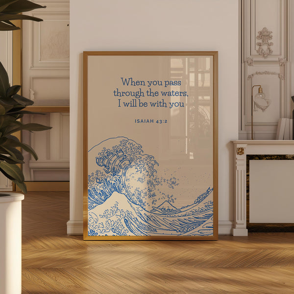 Retro Christian Wall Print, ISAIAH scripture, Christian Poster For Wall Decor, Bible Verse, Digital Download, Printable Art, Christian Gift 1639730106 8257