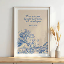Retro Christian Wall Print, ISAIAH scripture, Christian Poster For Wall Decor, Bible Verse, Digital Download, Printable Art, Christian Gift 1639730106