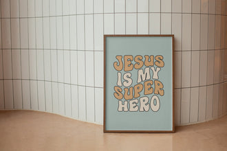 Retro Christian Wall Print, Retro Groovy Poster, Christian Poster, Bible Verse, Digital Download, Wall Decor, Printable Art, Christian Gift 1561095241