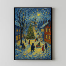Retro Christmas Eve Print Vintage Farmhouse Holiday Wall Art copy