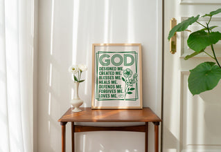 Retro God Print, Christian Wall Art, Christian Poster, Digital Download, Wall Decor, Printable Art, Gift For Christians, Green Poster 1854815013