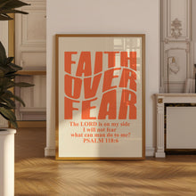 Retro Groovy Christian Print, Psalm Scripture Faith over Fear, Christian Poster, Bible Verse, Digital Download, Wall Decor, Printable Art 1767590448