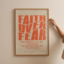 Retro Groovy Christian Print, Psalm Scripture Faith over Fear, Christian Poster, Bible Verse, Digital Download, Wall Decor, Printable Art 1767590448