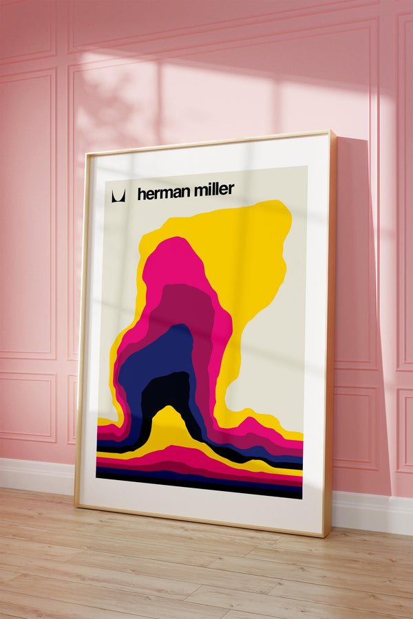 Retro Herman Miller Magazine Cover Poster (1972), Printable Vintage Wall Art, Instant Download Art Print, Mid-Century Decor 1774354200