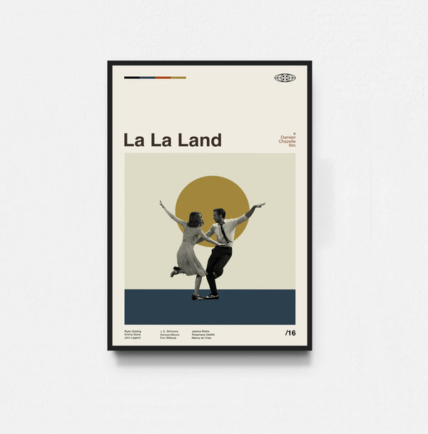 Retro La La Land Movie Poster, Movie Poster, Midcentury Art, Minimalist Art, Retro Poster, Vintage Poster, Wall Decor 1811291629