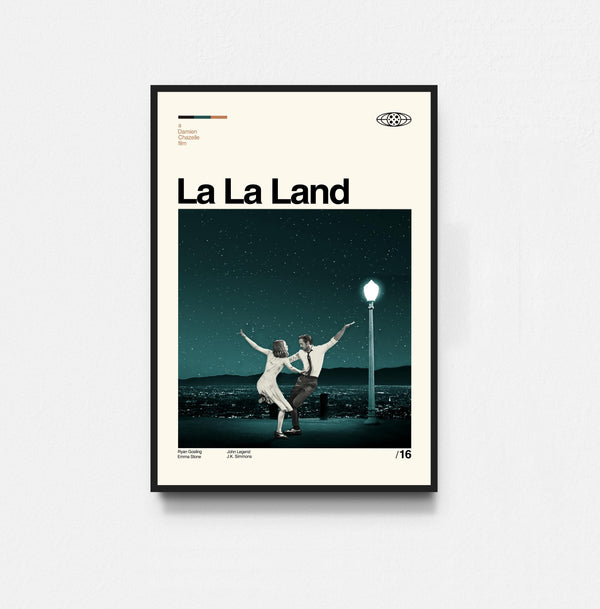Retro La La Land Movie Poster, Movie Poster, Midcentury Art, Minimalist Art, Retro Poster, Vintage Poster, Wall Decor 1782282043