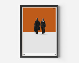 Retro TV Show Print Minimalist Movie Art, Mid-Century Modern 1583725159