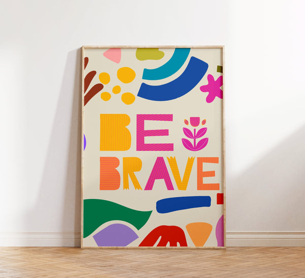 Retro Wall Art Print, Inspirational print, Bright poster, Retro Wall Art, Digital Download, Printable art, Wall Decor, Housewarming Gift 1645285795