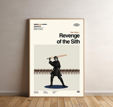 Revenge of the Sith - Star Wars Poster, Star Wars Print, Tv Series Poster, Midcentury Art, Minimalist Art, Retro Poster, Vintage Poster 1781174533
