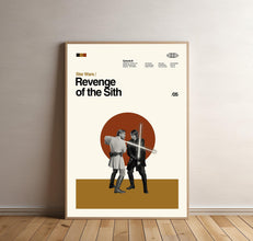 Revenge of the Sith - Star Wars Poster, Star Wars Print, Tv Series Poster, Midcentury Art, Minimalist Art, Retro Poster, Vintage Poster 1818323266