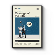 Revenge of the Sith Poster, Mid Century Star Wars Poster, Retro Movie Print, Modern Vintage Movie Posters 1784906418