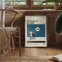 Revenge of the Sith Poster, Mid Century Star Wars Poster, Retro Movie Print, Modern Vintage Movie Posters 1784906418