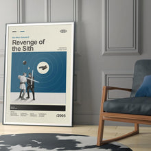 Revenge of the Sith Poster, Mid Century Star Wars Poster, Retro Movie Print, Modern Vintage Movie Posters 1784906418