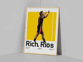 Richard Rios Soccer Poster Colombian Footballer Wall Art Sport Poster 1803429738