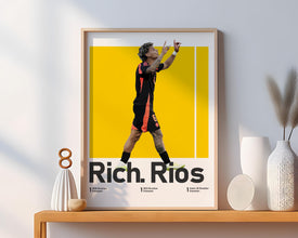 Richard Rios Soccer Poster Colombian Footballer Wall Art Sport Poster 1803429738