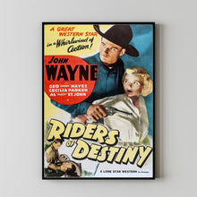 Riders of Destiny 1933Poster Art Print Movie Posters Gift for Movie lovers 2