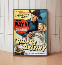 Riders of Destiny 1933Poster Art Print Movie Posters Gift for Movie lovers 2