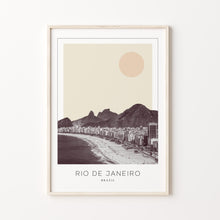 Rio de Janeiro Poster Print, Rio de Janeiro Travel Poster, Rio de Janeiro Minimalistic Wall Art, Rio de Janeiro, Brazil 1868248082