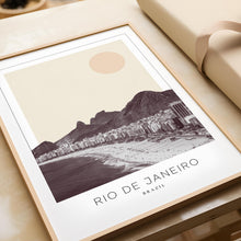 Rio de Janeiro Poster Print, Rio de Janeiro Travel Poster, Rio de Janeiro Minimalistic Wall Art, Rio de Janeiro, Brazil 1868248082