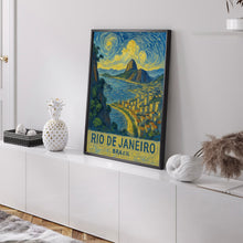 Rio de Janeiro Travel Print, Brazil Rio de Janeiro Travel Art Wall Decor, Home Decor Wall Art, South America Travel Poster
