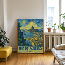 Rio de Janeiro Travel Print, Brazil Rio de Janeiro Travel Art Wall Decor, Home Decor Wall Art, South America Travel Poster